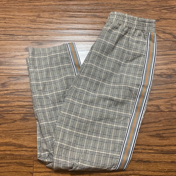 Zara high-waisted plaid pants - Picture 1 of 3